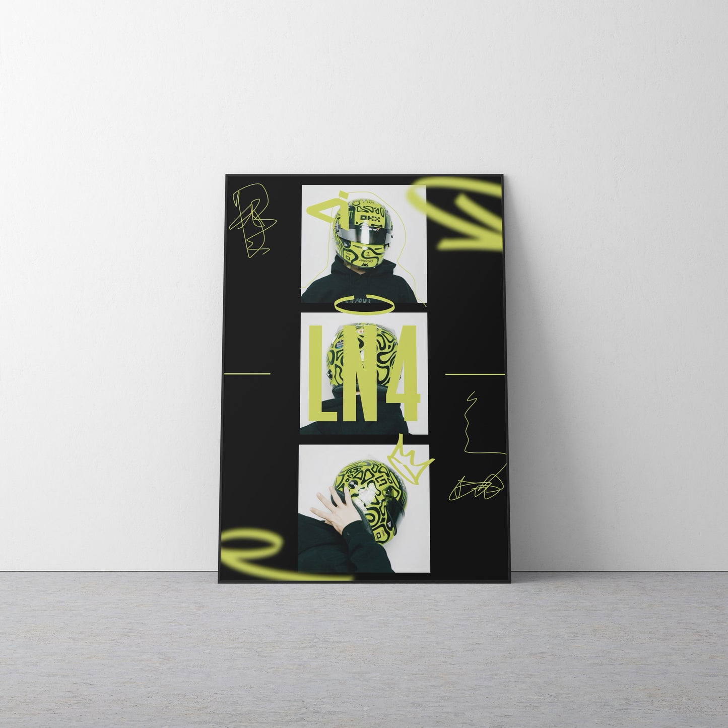 Lando Noris 'LN4' Canvas