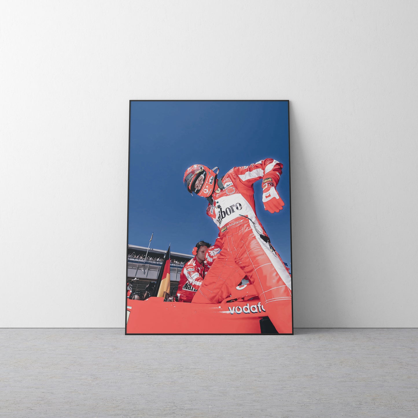 Michael Schumacher 'Red' Canvas