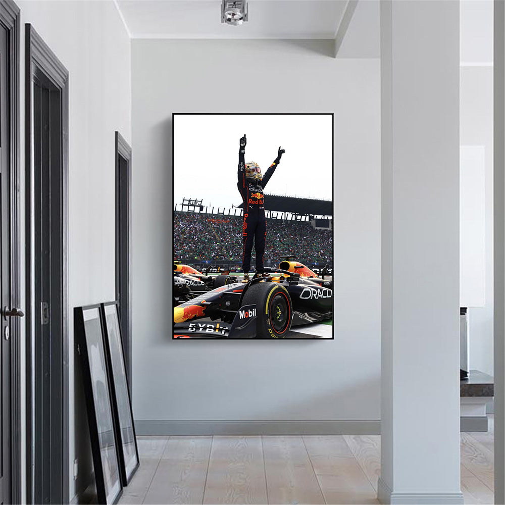 Max Verstappen 'Crown' Canvas