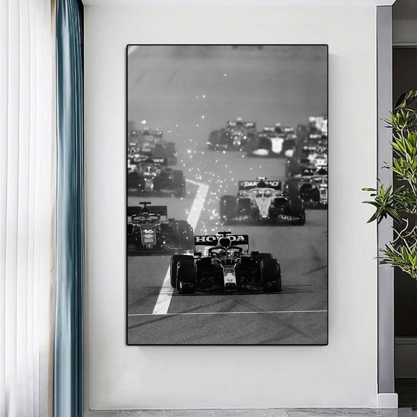 Redbull 'Black and White' Canvas