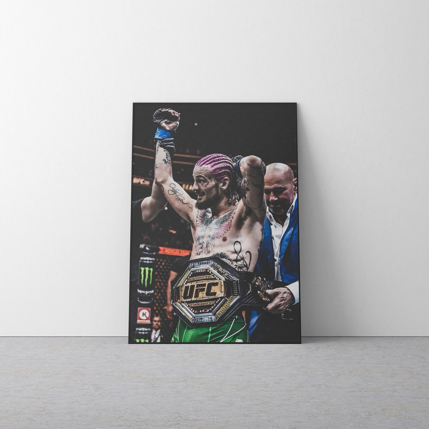 Sean O Malley 'Win' Canvas