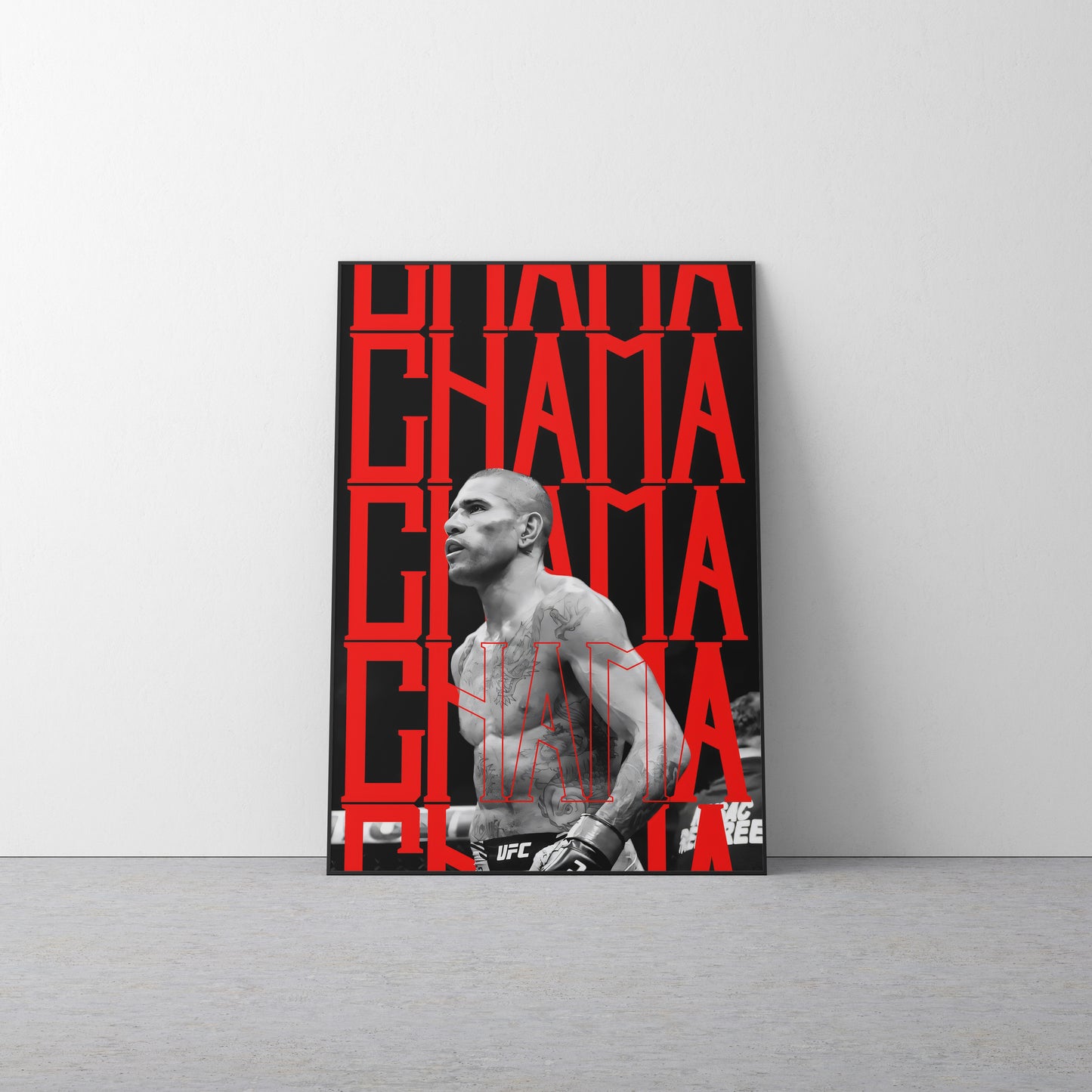 Alex Pereira 'Chama' Canvas