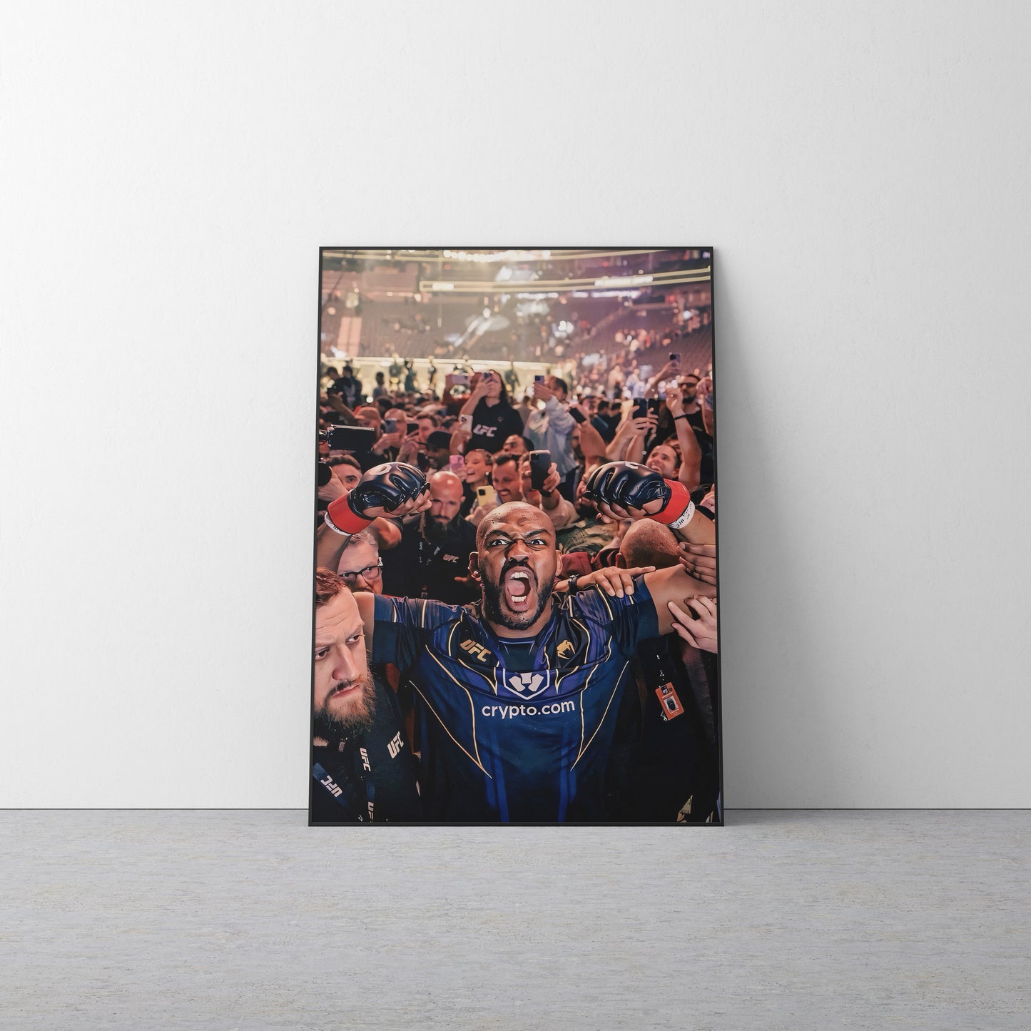 Jon Jones 'Crowd Chant' Canvas