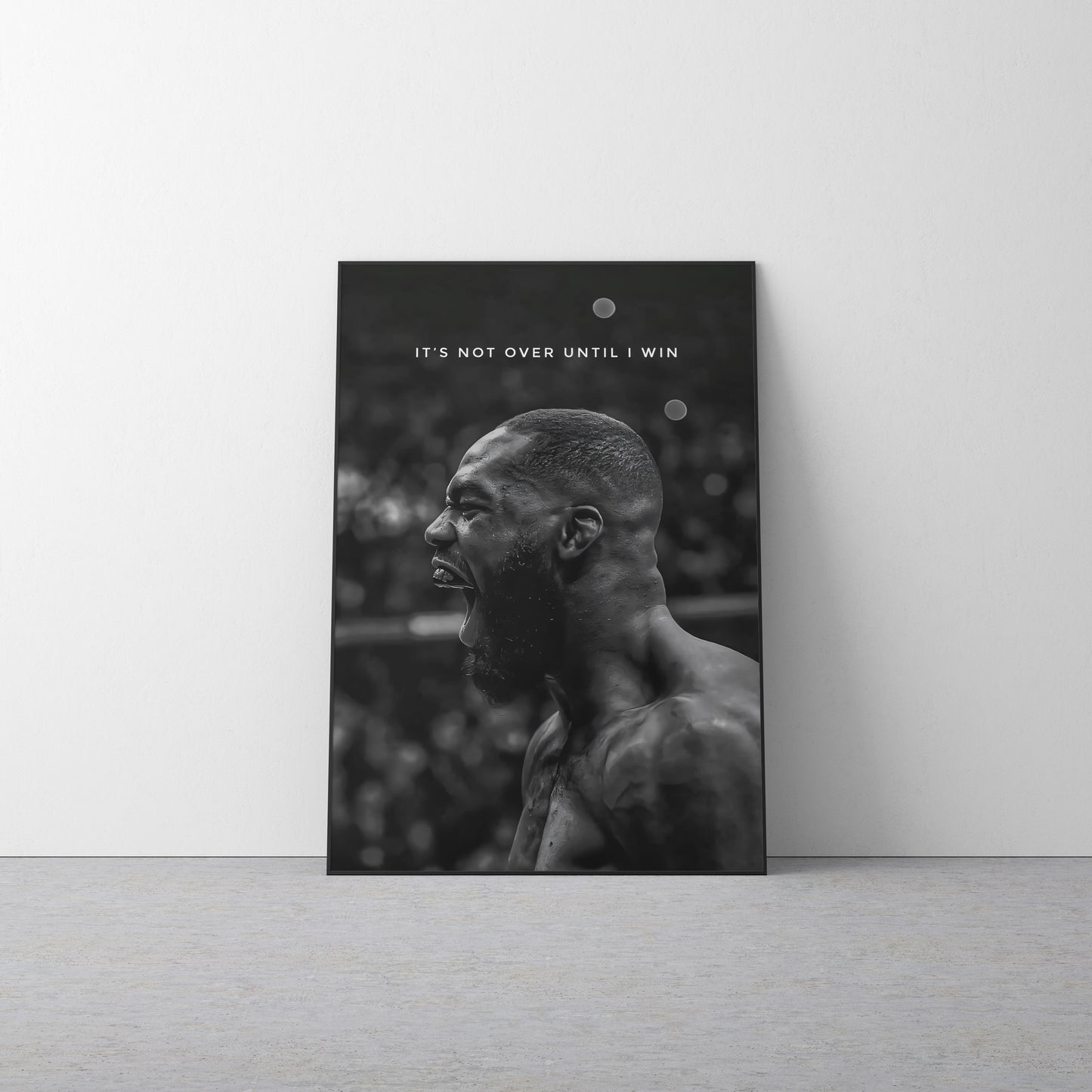 Jon Jones 'Until I Win' Canvas