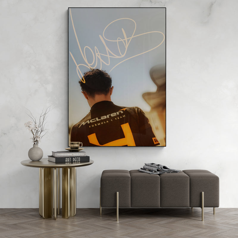 Lando Norris 'Signiture' Canvas