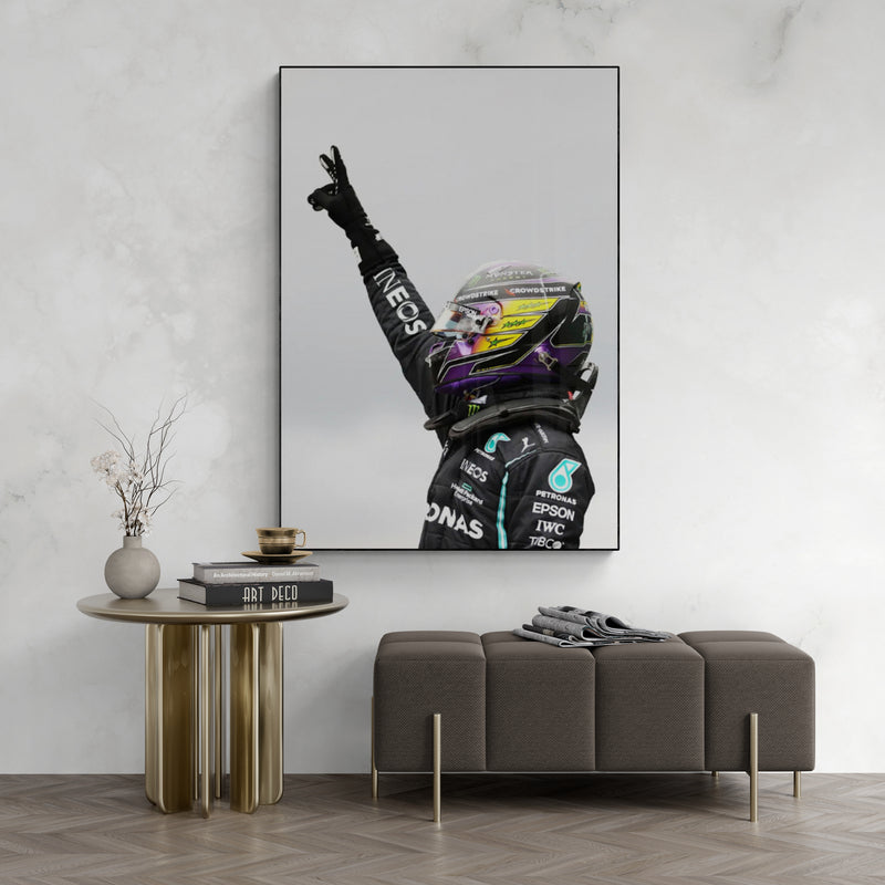Lewis Hamilton 'Peace' Canvas