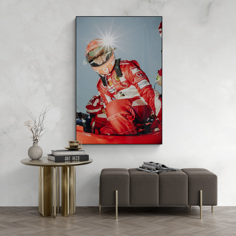 Michael Schumacher 'Red' Canvas