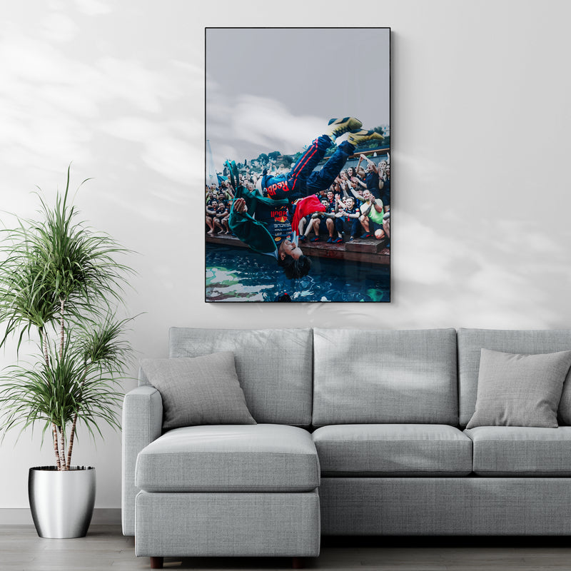 Sergio Perez 'Monaco' Canvas