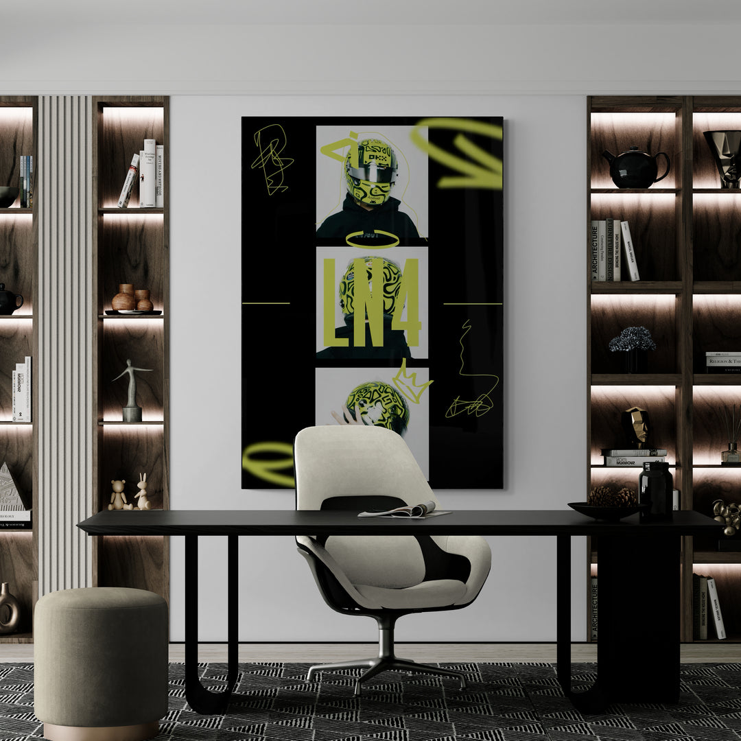 Lando Noris 'LN4' Canvas