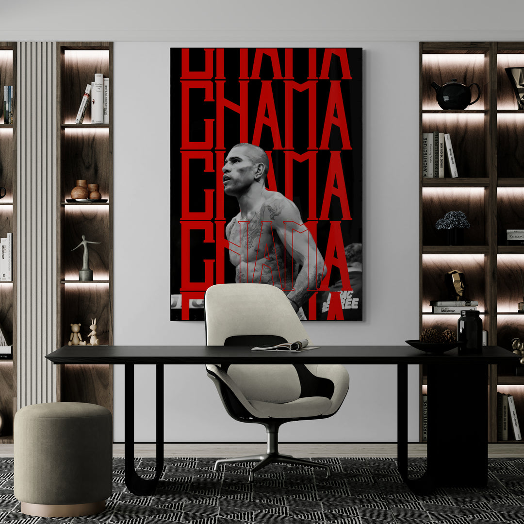 Alex Pereira 'Chama' Canvas