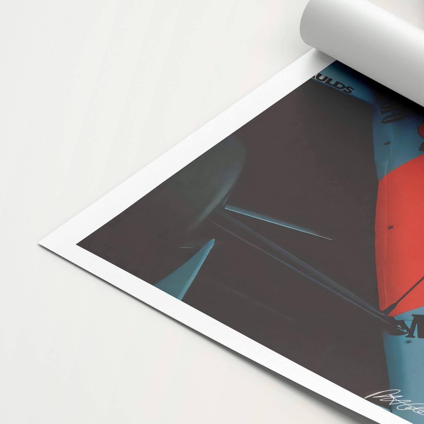 Ayrton Senna 'MP4/4' Canvas