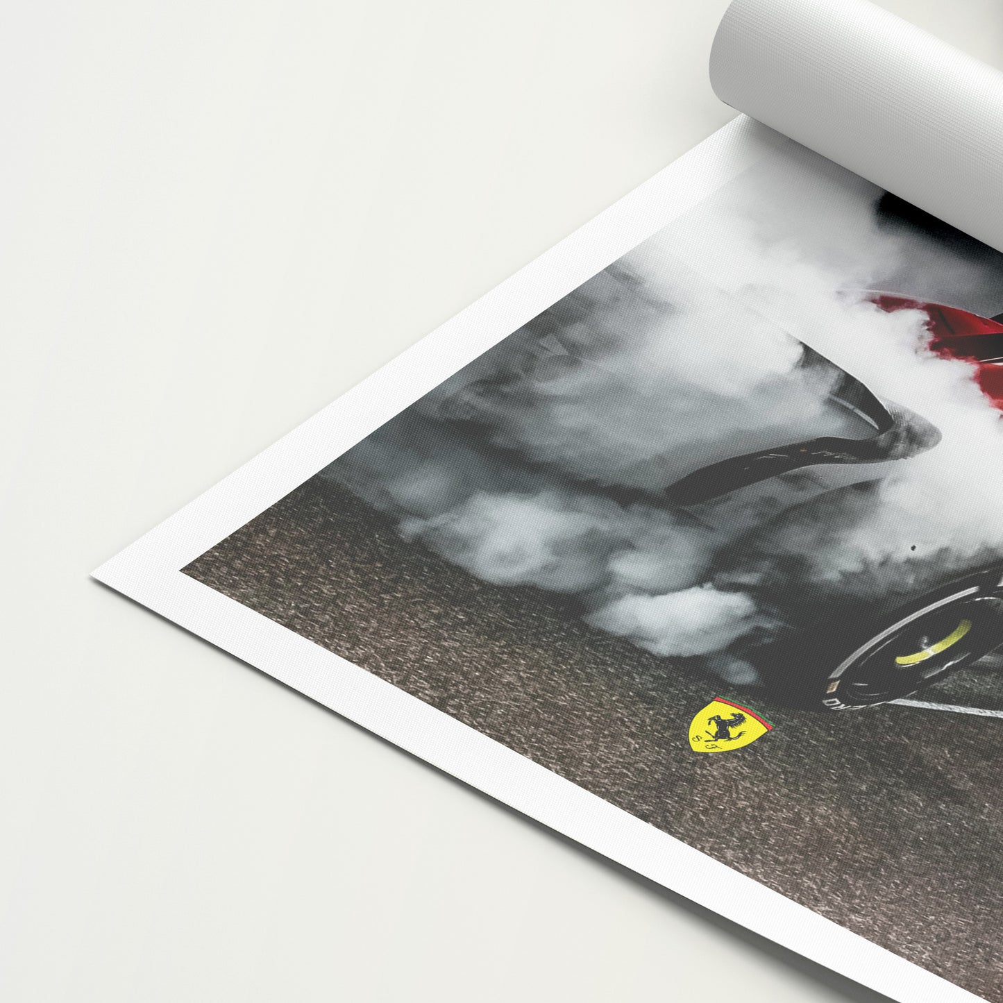 Charles Leclerc 'Burnout' Canvas