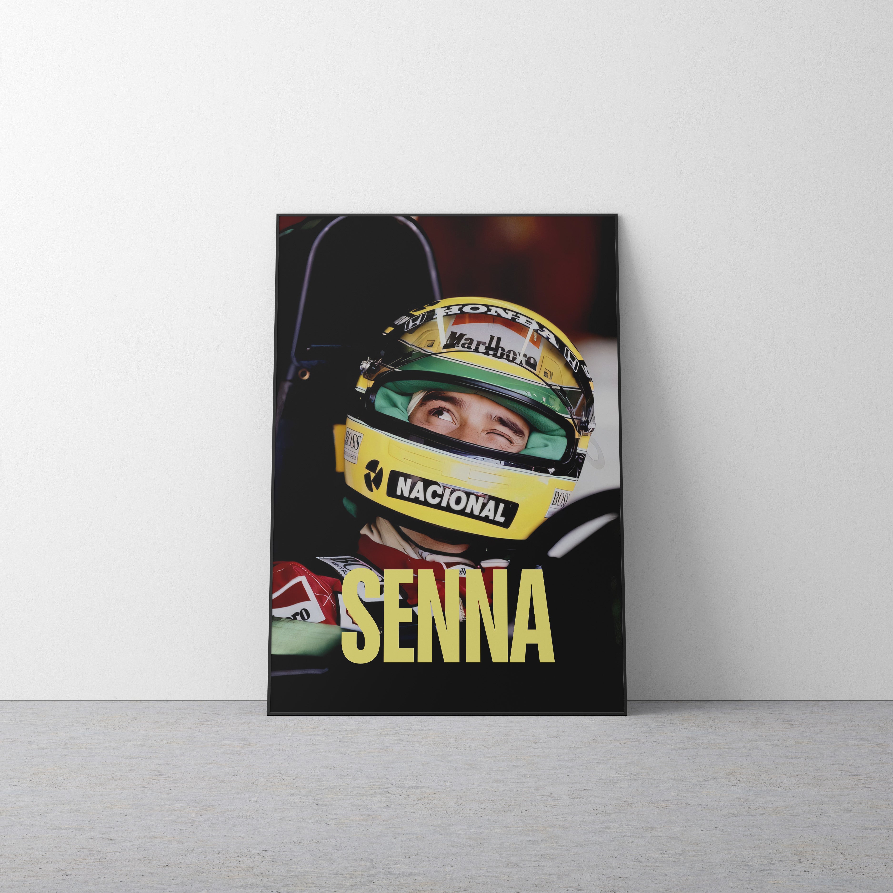 Ayrton Senna 'Wink' Canvas