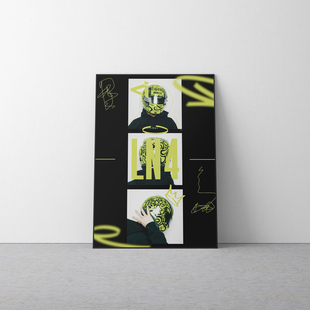 Lando Noris 'LN4' Canvas