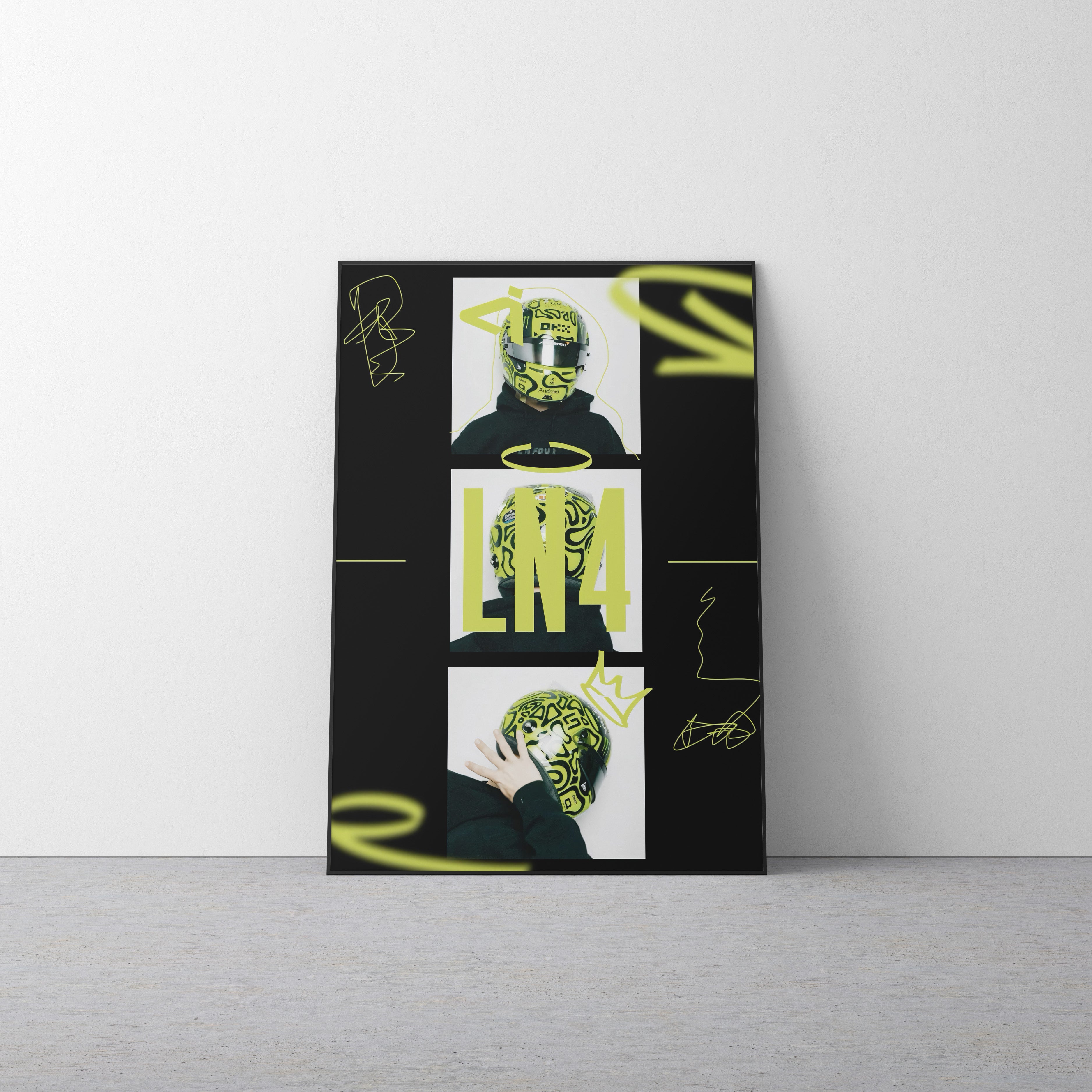 Lando Noris 'LN4' Canvas