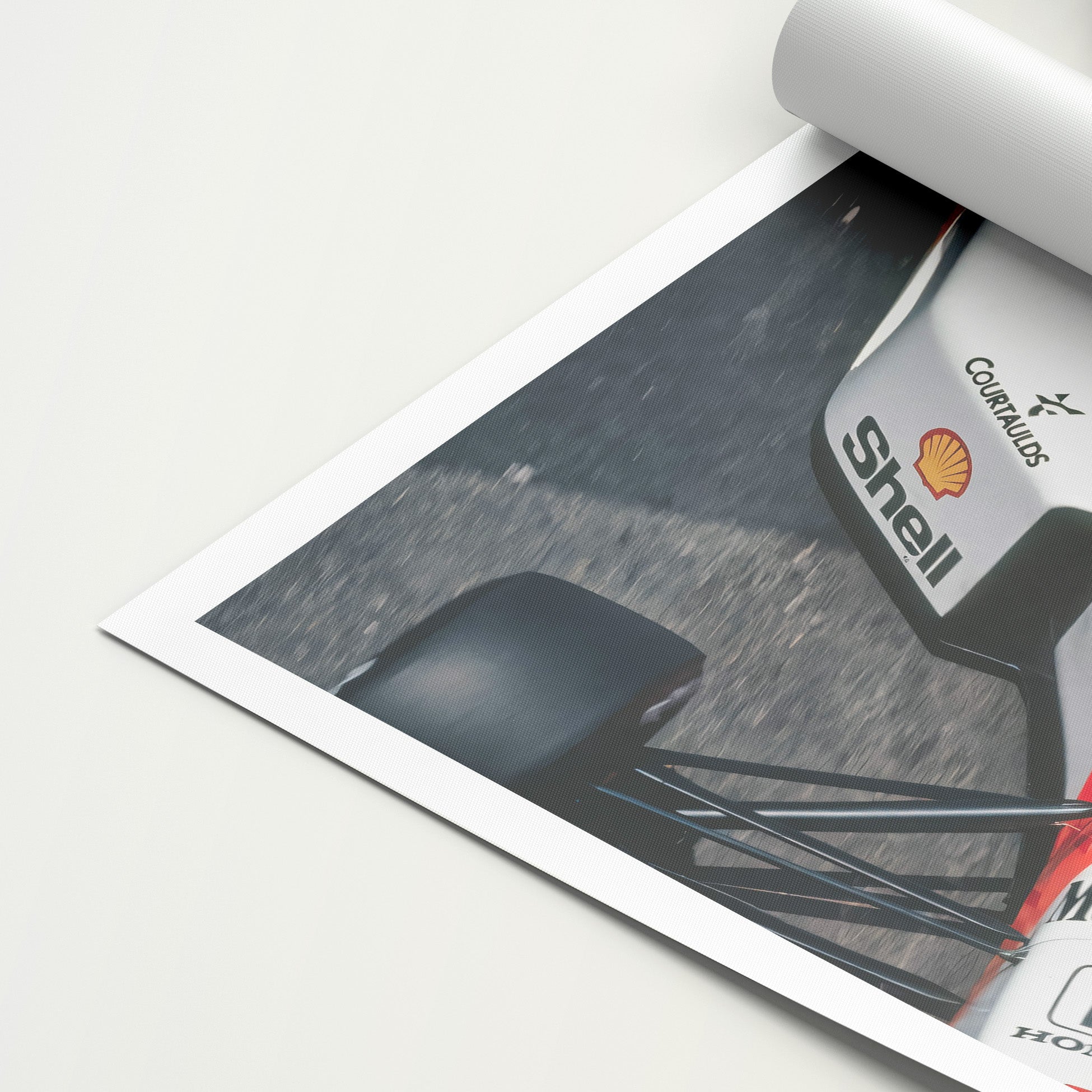 Aryton Senna 'Above' Canvas