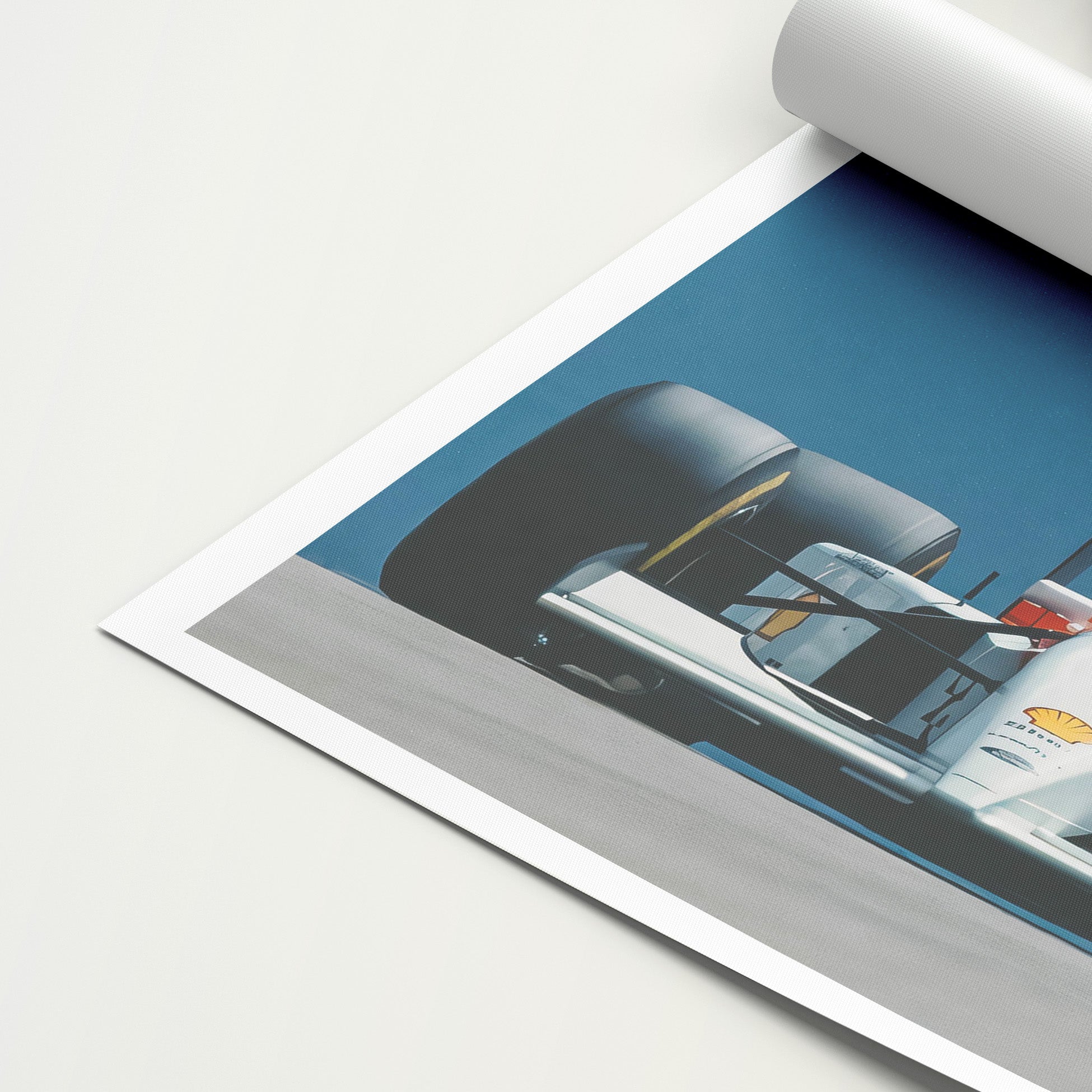 Ayrton Senna 'Blue' Canvas