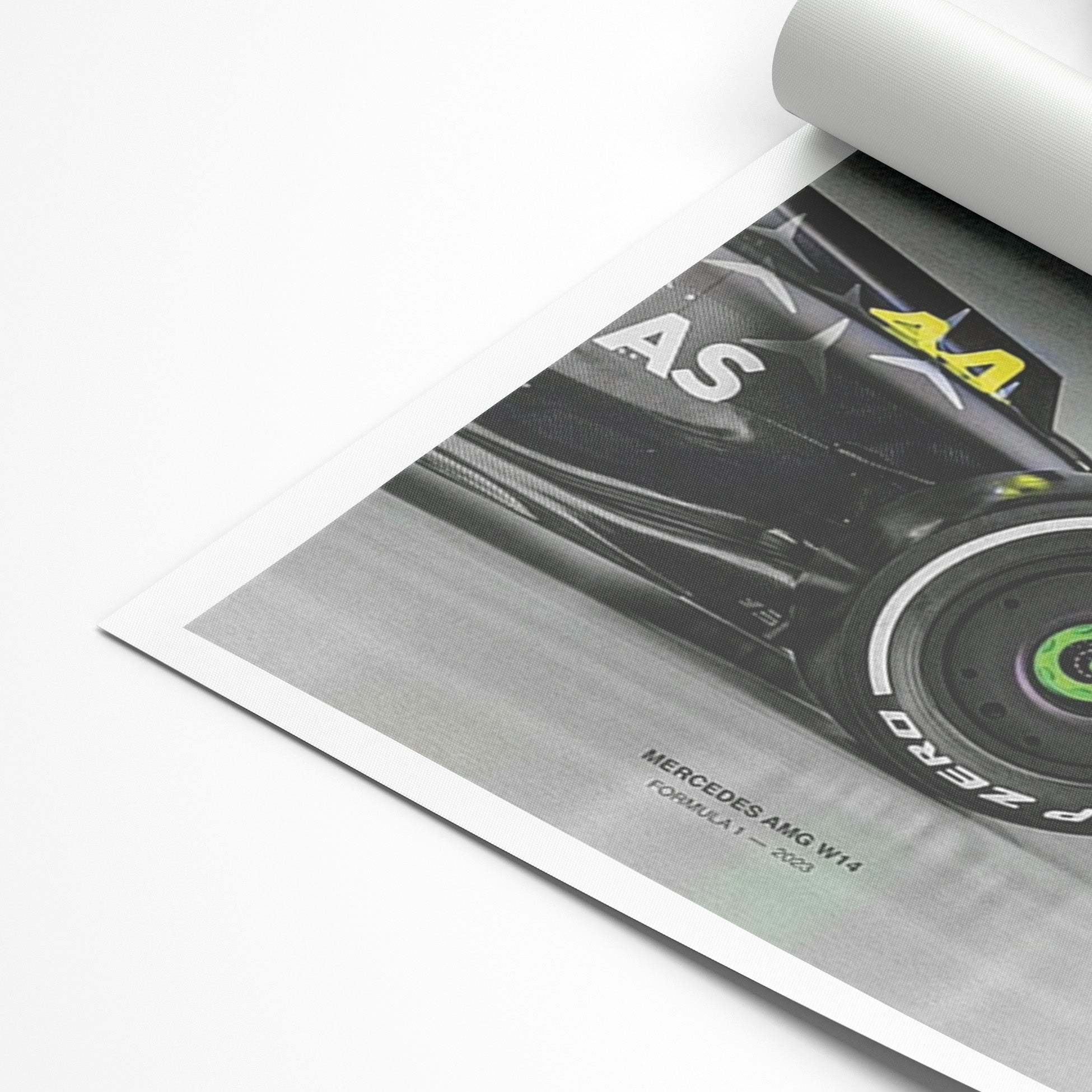 Lewis Hamilton '44' Canvas