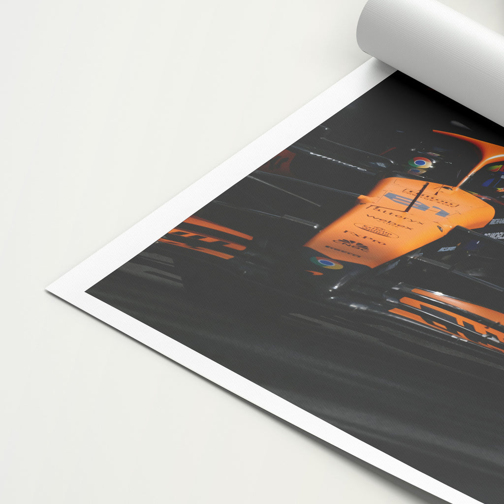 Oscar Piastri '#81' Canvas