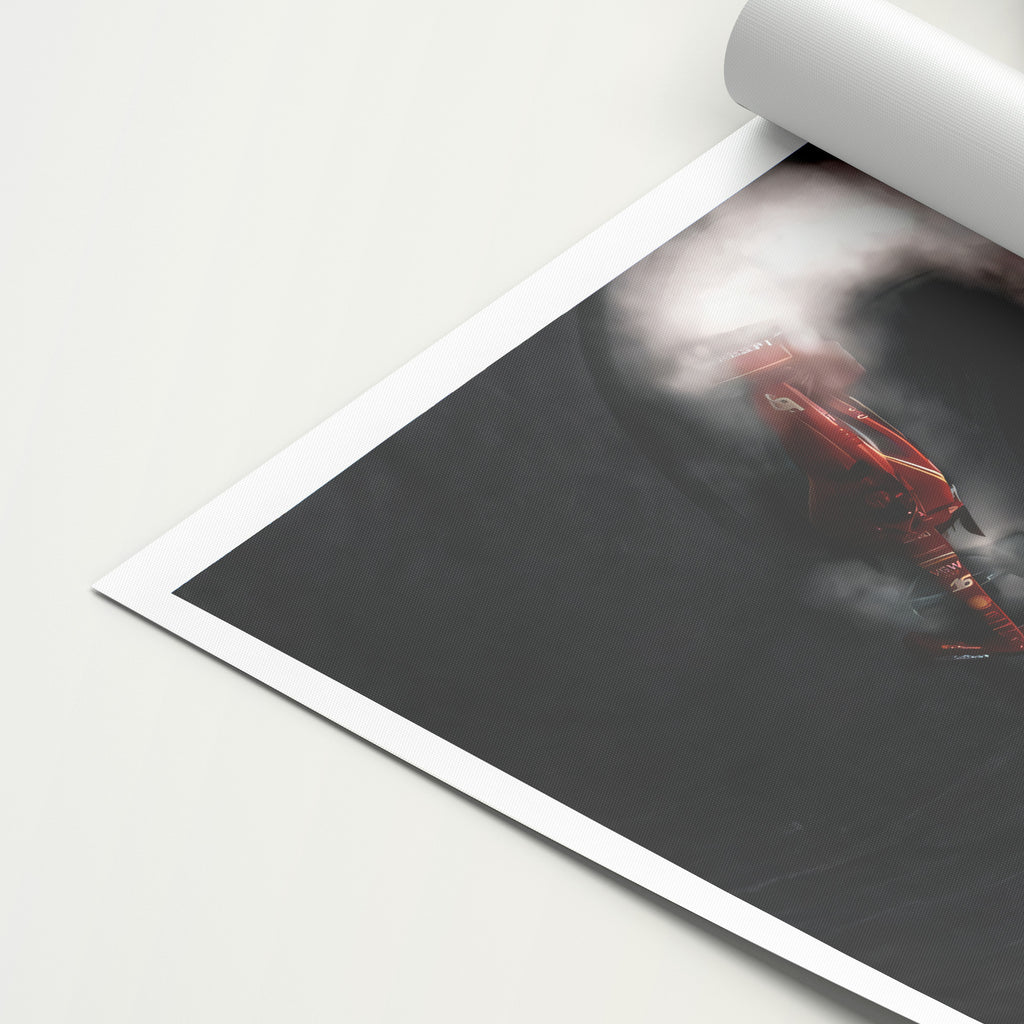 Charles Leclerc 'Heart' Canvas