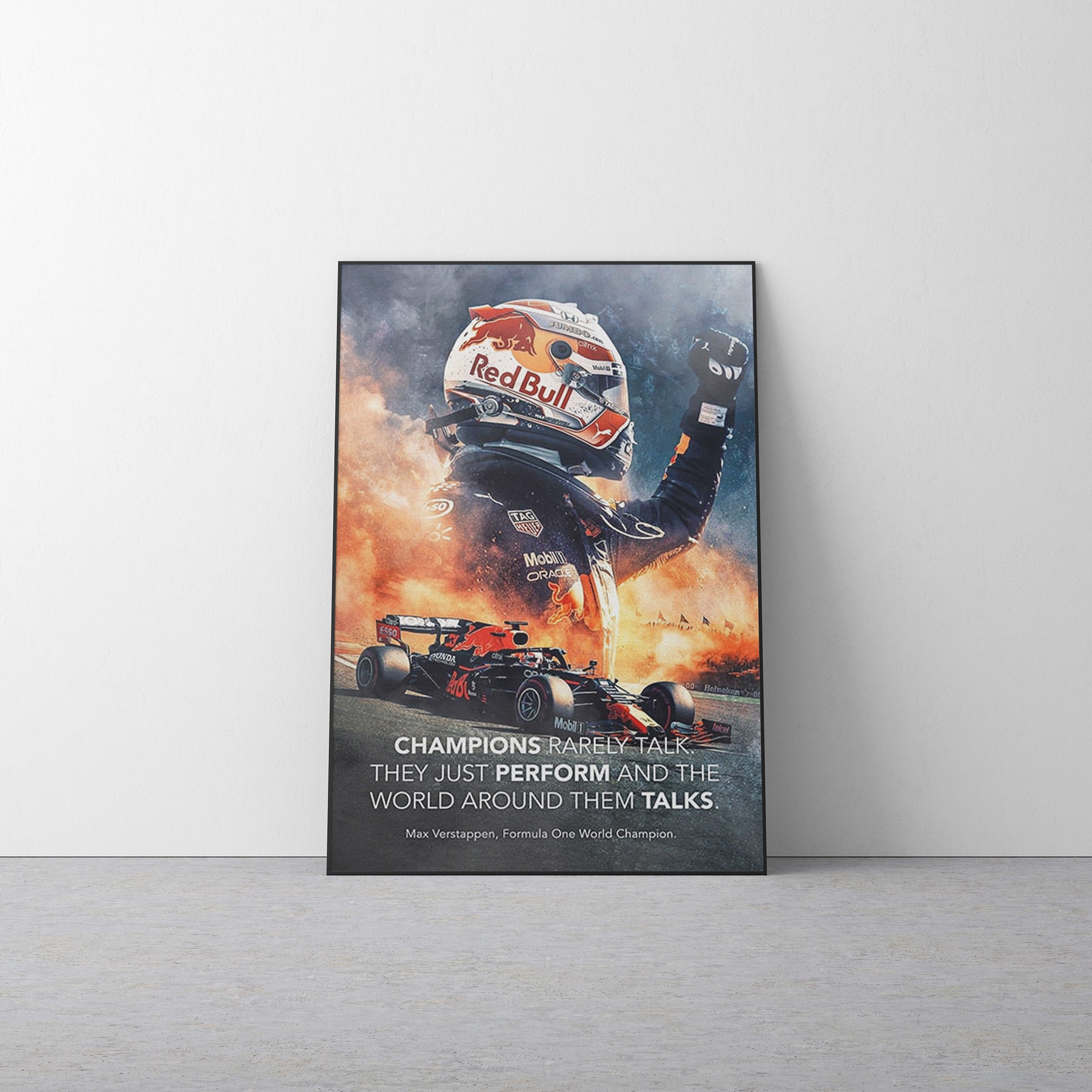 Max Verstappen 'Winners' Canvas