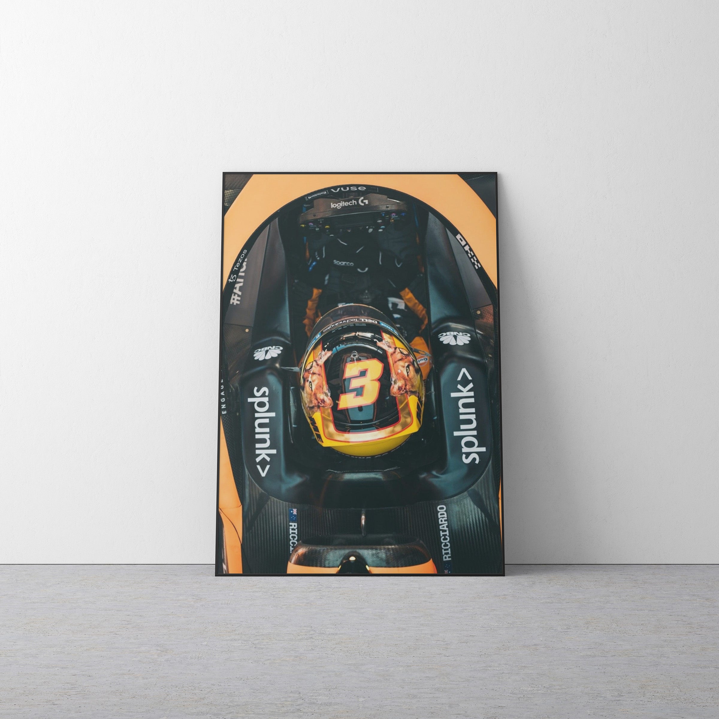 Daniel Ricciardo 'Three' Canvas
