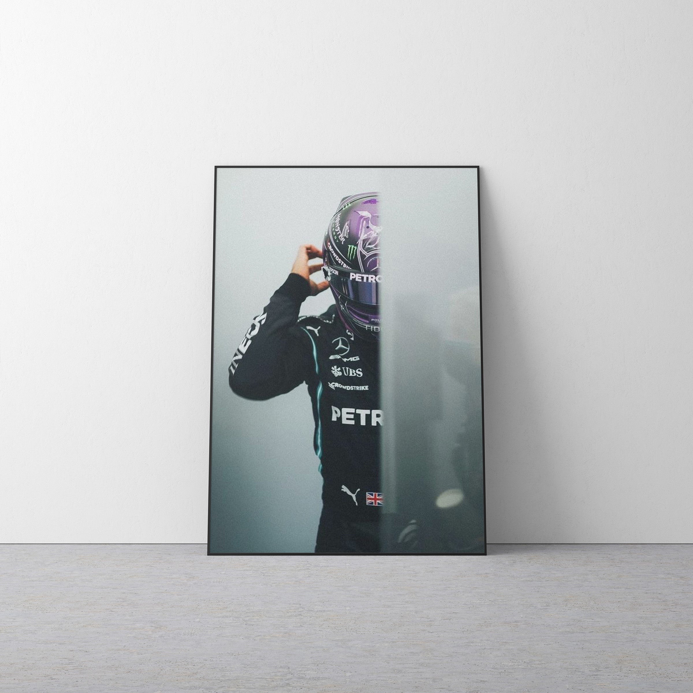 Lewis Hamilton 'GOAT' Canvas