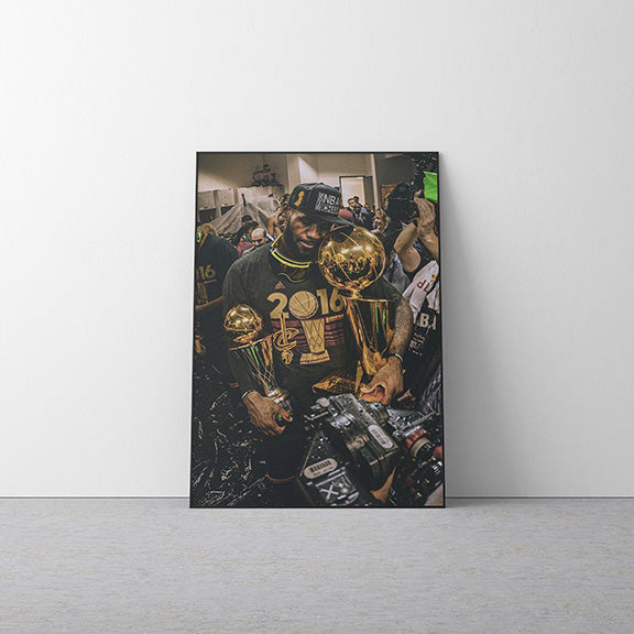 LeBron James 'Champion' Canvas