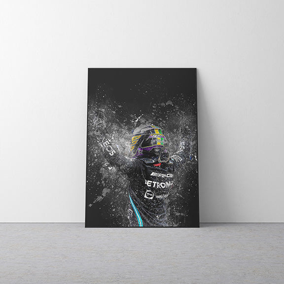 Lewis Hamilton 'Hammer Time' Canvas