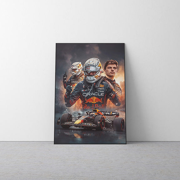Max Verstappen 'World Champion' Canvas