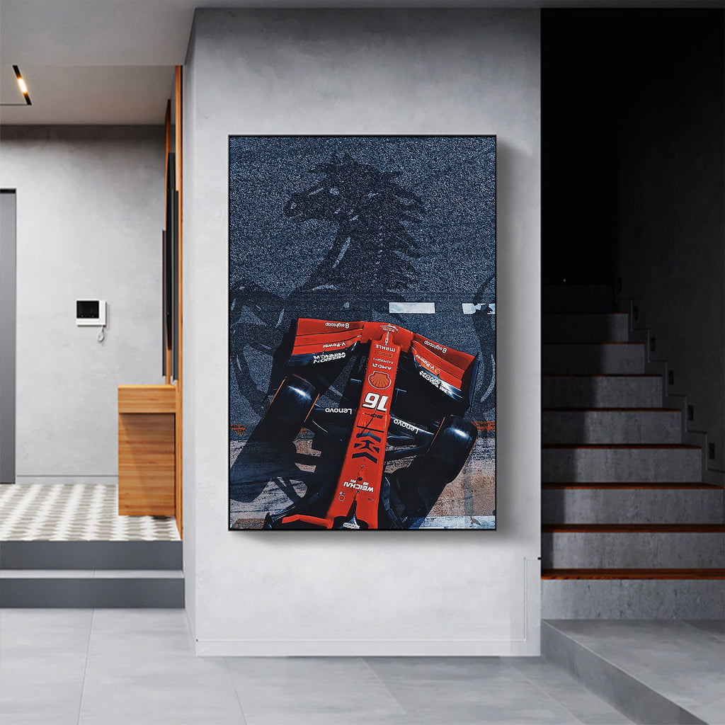 Charles Leclerc 'Ferrari' Canvas