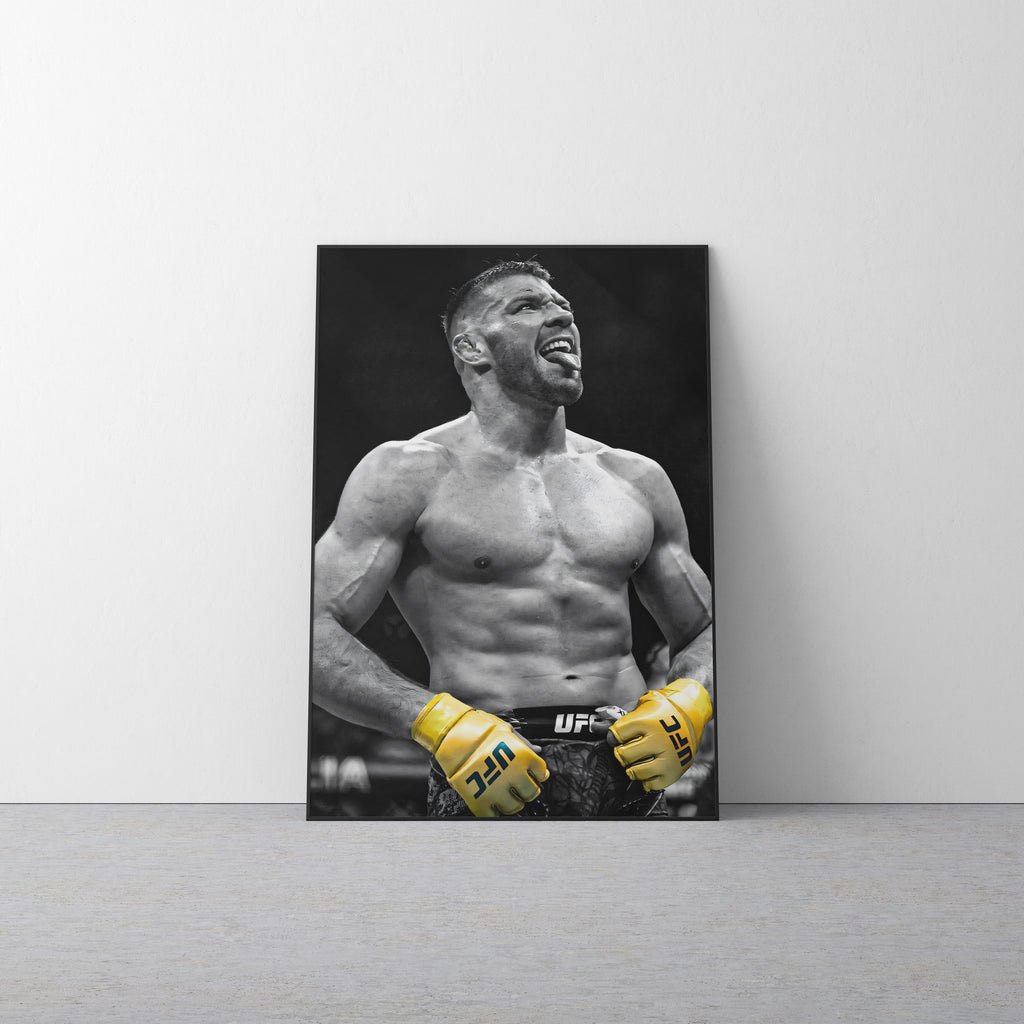Dricus Du Plessis 'Black and Yellow" Canvas
