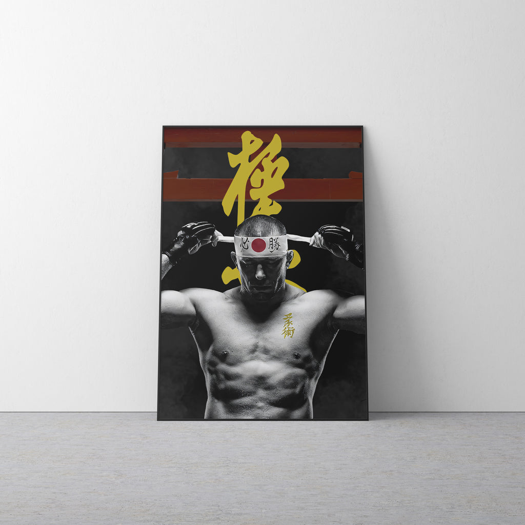 Georges St-Pierre 'Ready' Canvas