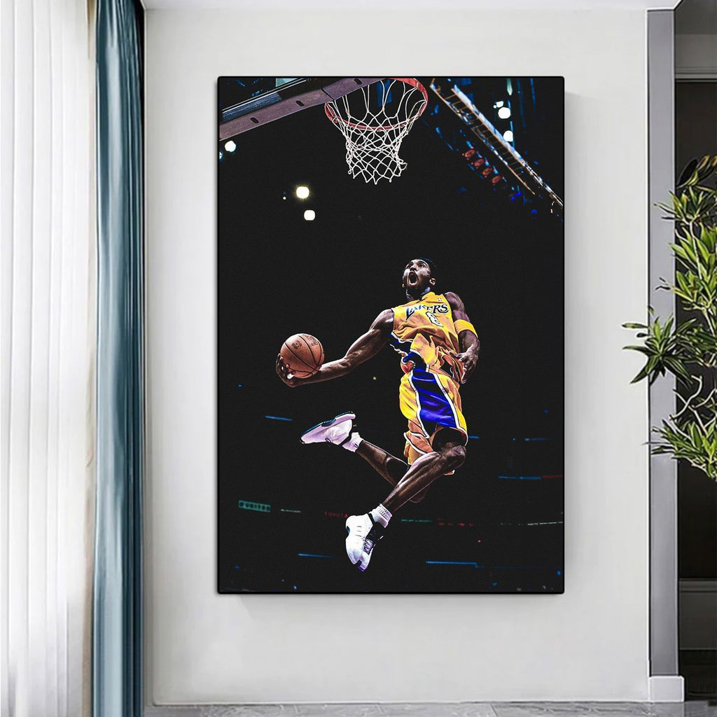 Kobe Bryant 'Dunk' Canvas