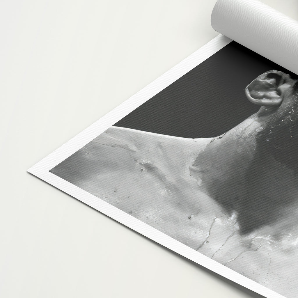 Khamzat Chimaev "B&W" Canvas