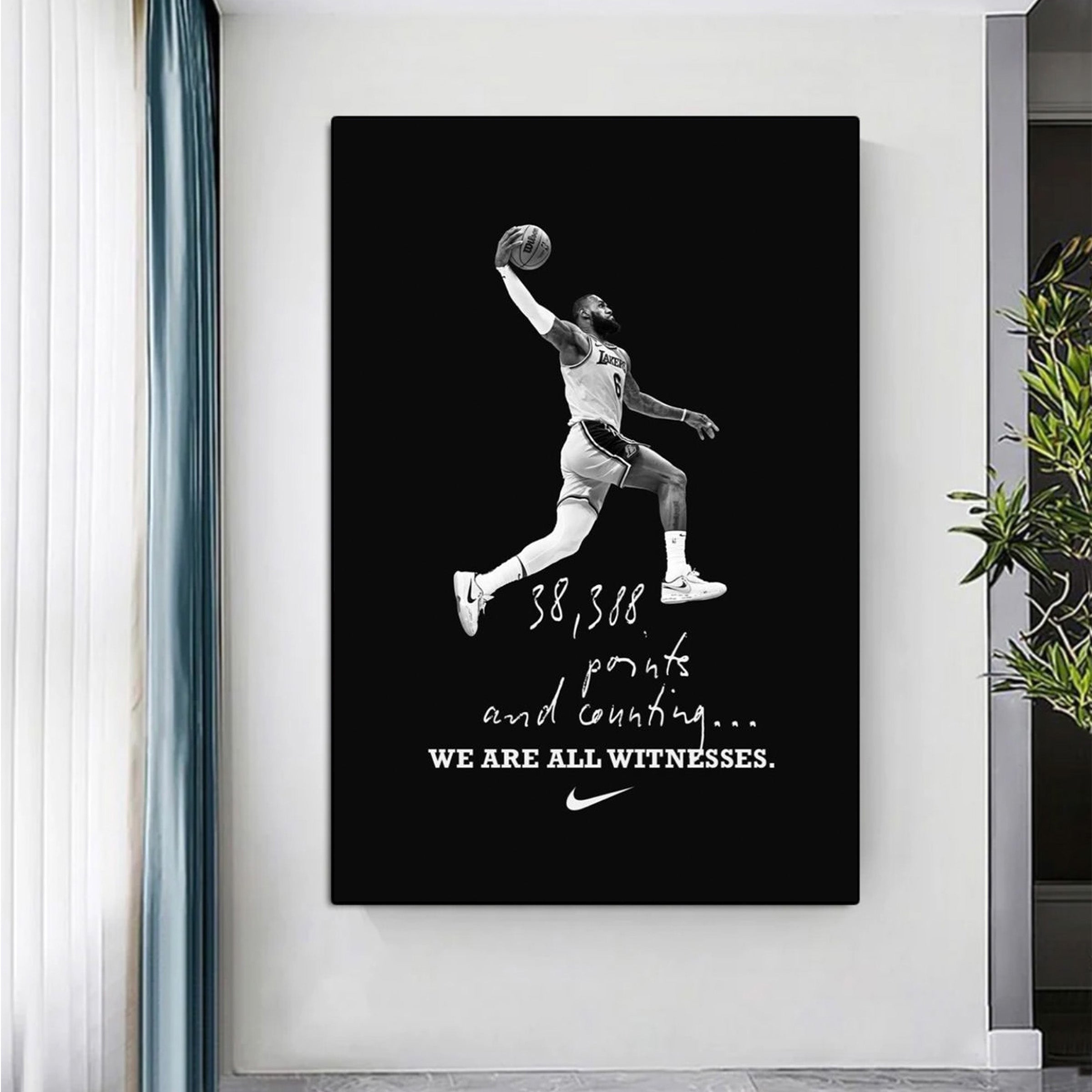 Lebron James 'Witness' Canvas
