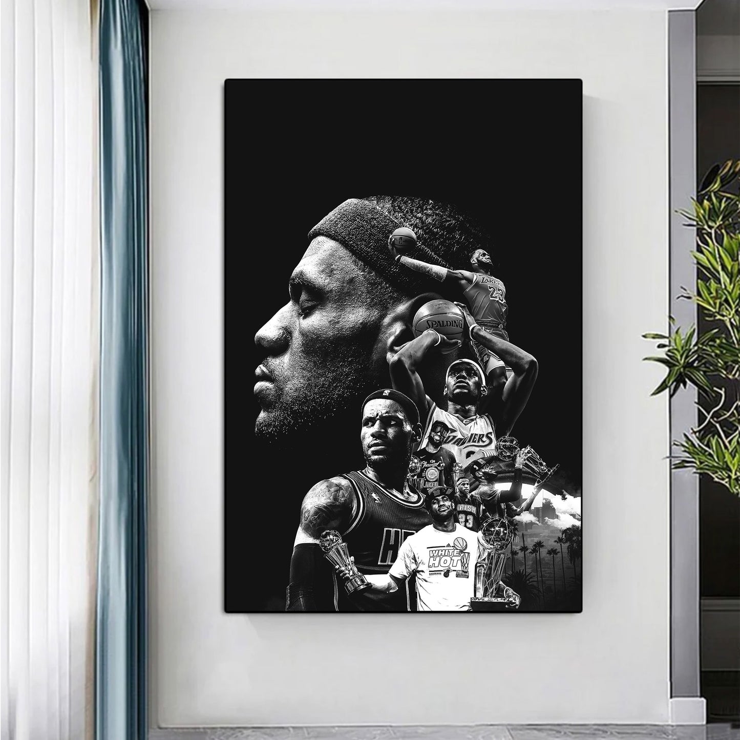 Lebron James 'All time" Canvas