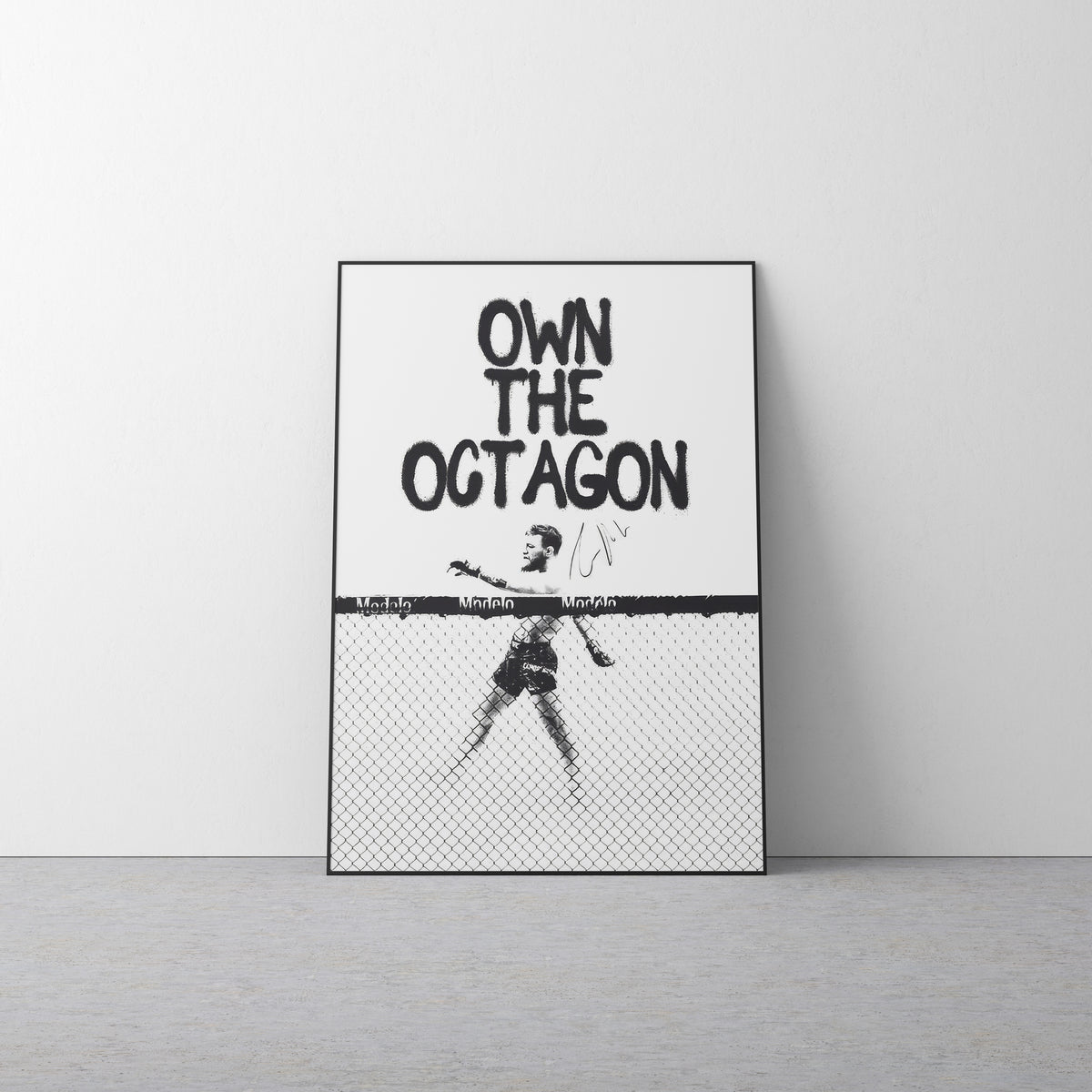Conor McGregor 'Own The Octagon' Canvas