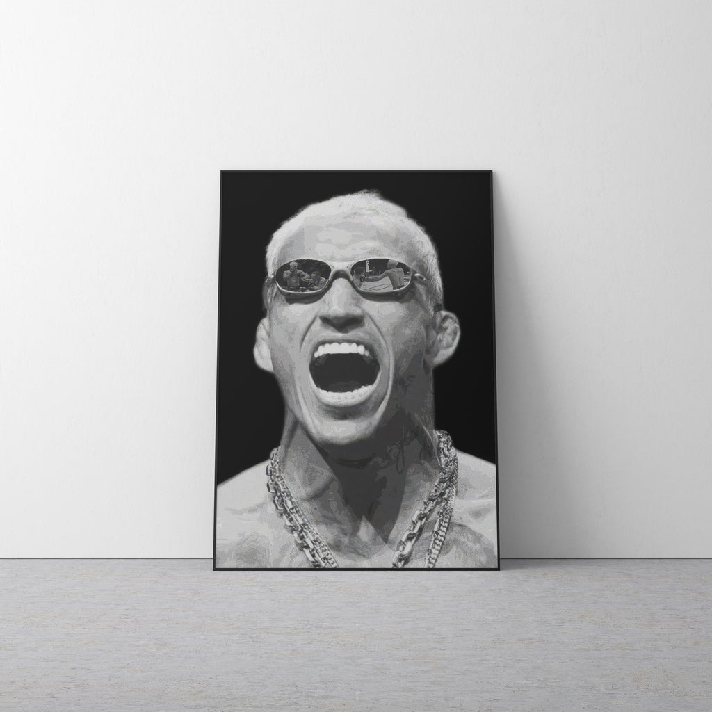 Charles Oliveira 'Conqueror' Canvas