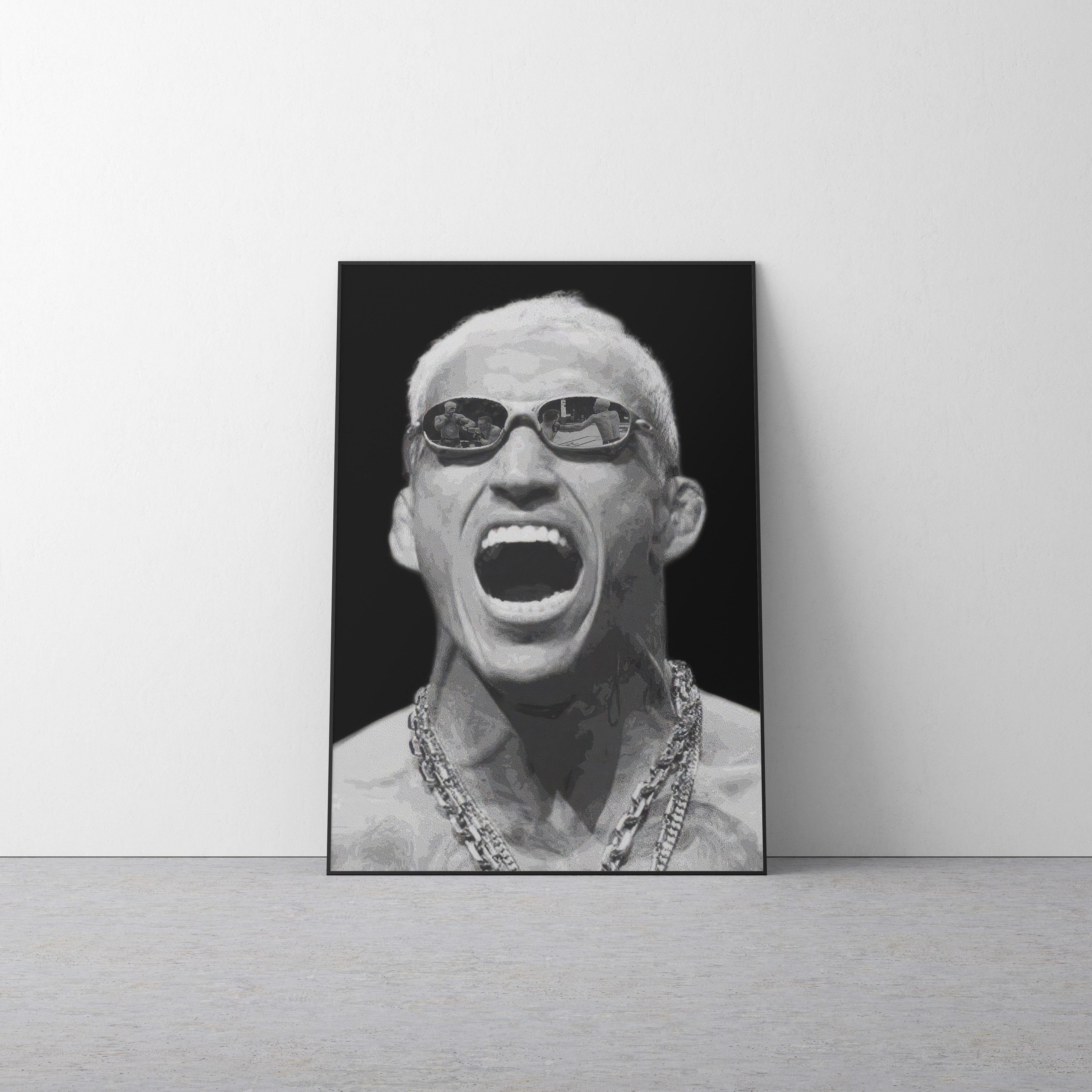 Charles Oliveira 'Conqueror' Canvas