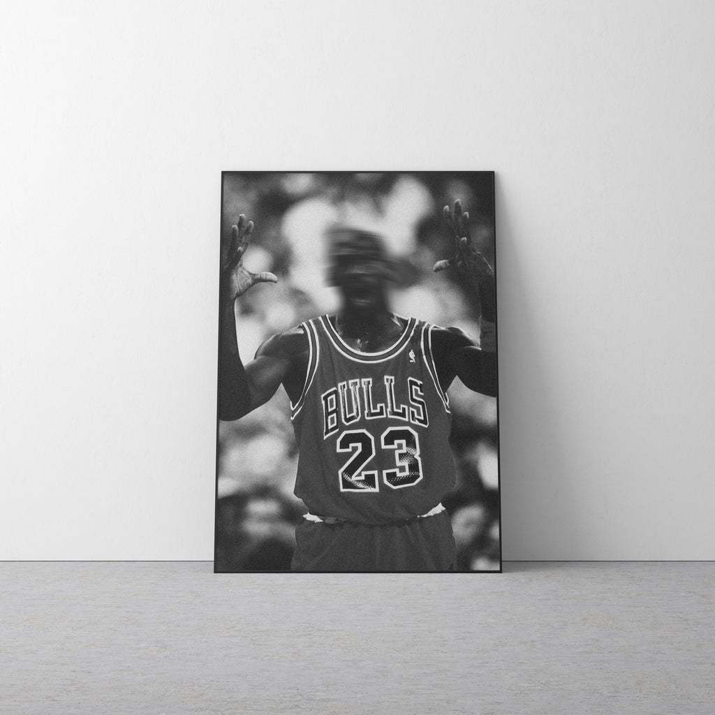 Michael Jordan 'Blur' Canvas