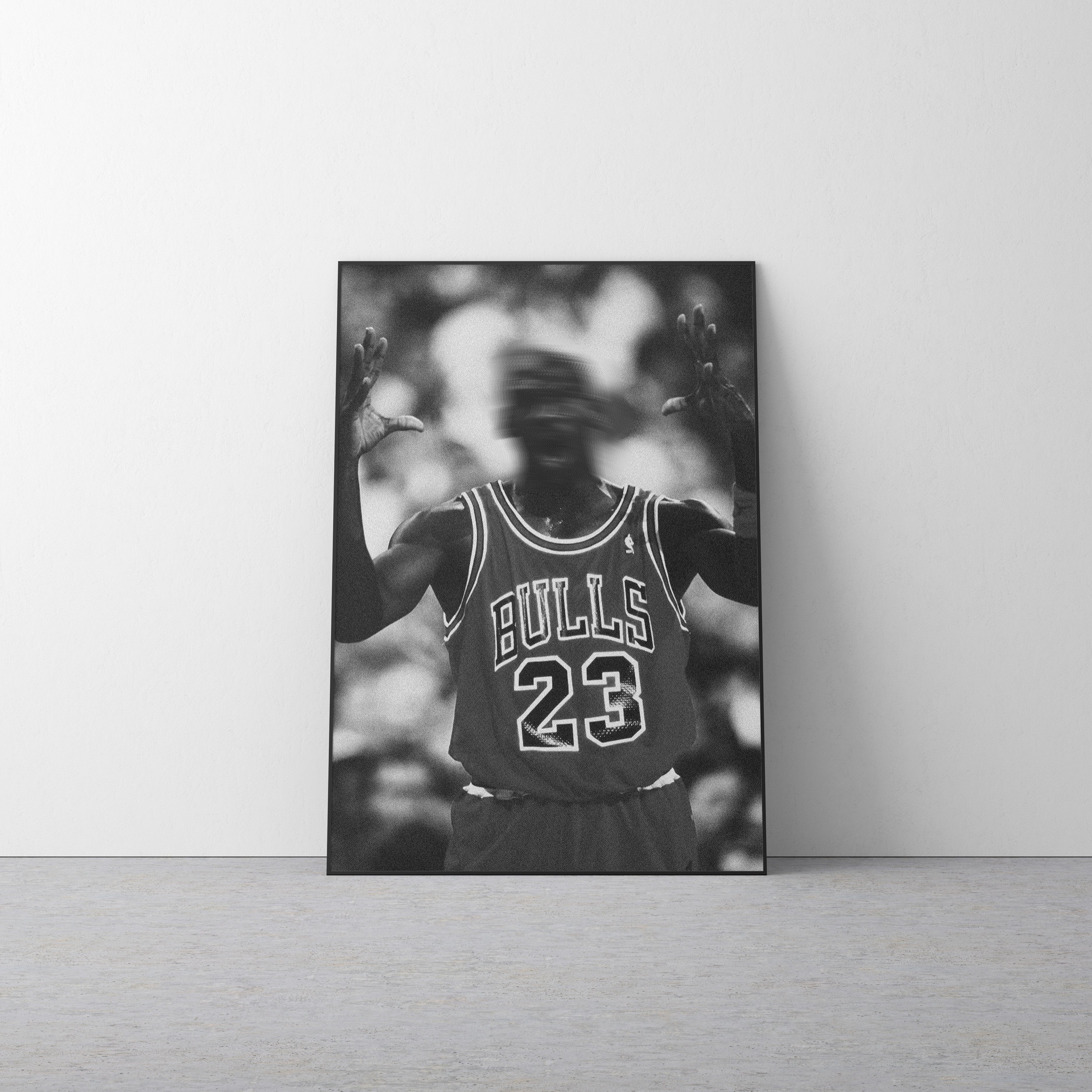 Michael Jordan 'Blur' Canvas