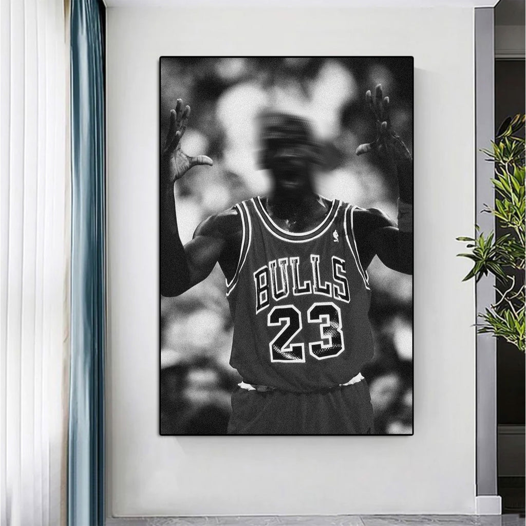 Michael Jordan 'Blur' Canvas