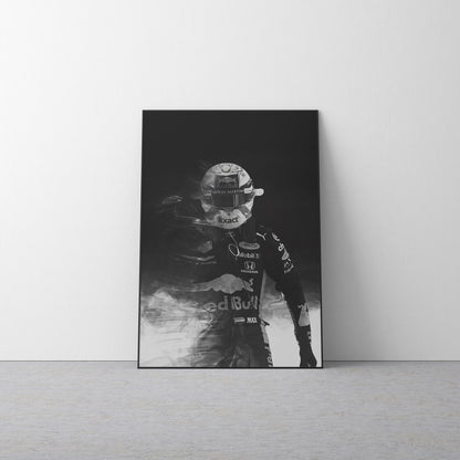 Max Verstappen 'Fade' Canvas