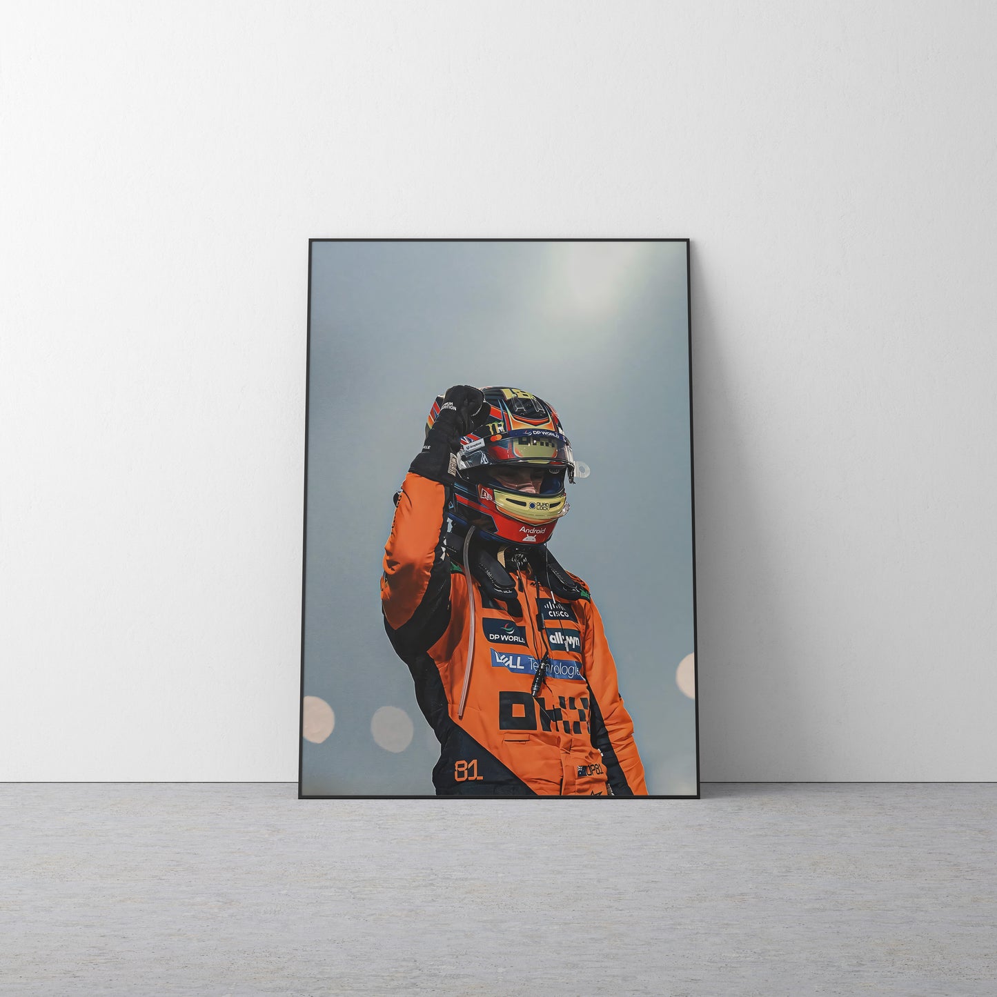 Oscar Piastri 'Winner' Canvas