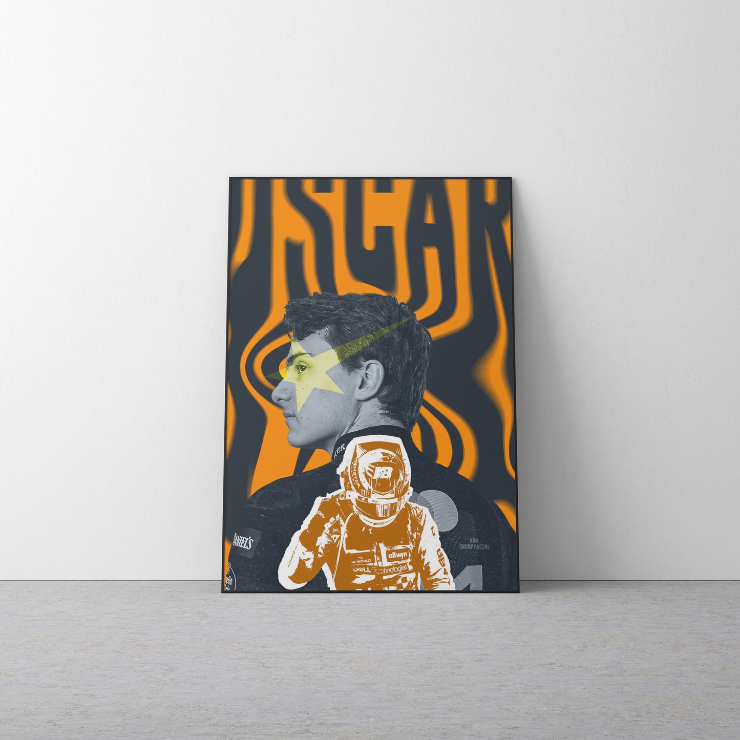 Oscar Piastri 'Star' Canvas