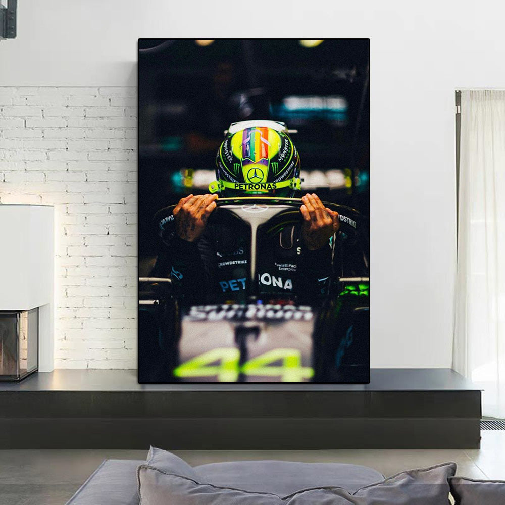 Lewis Hamilton 'Rollin' Canvas