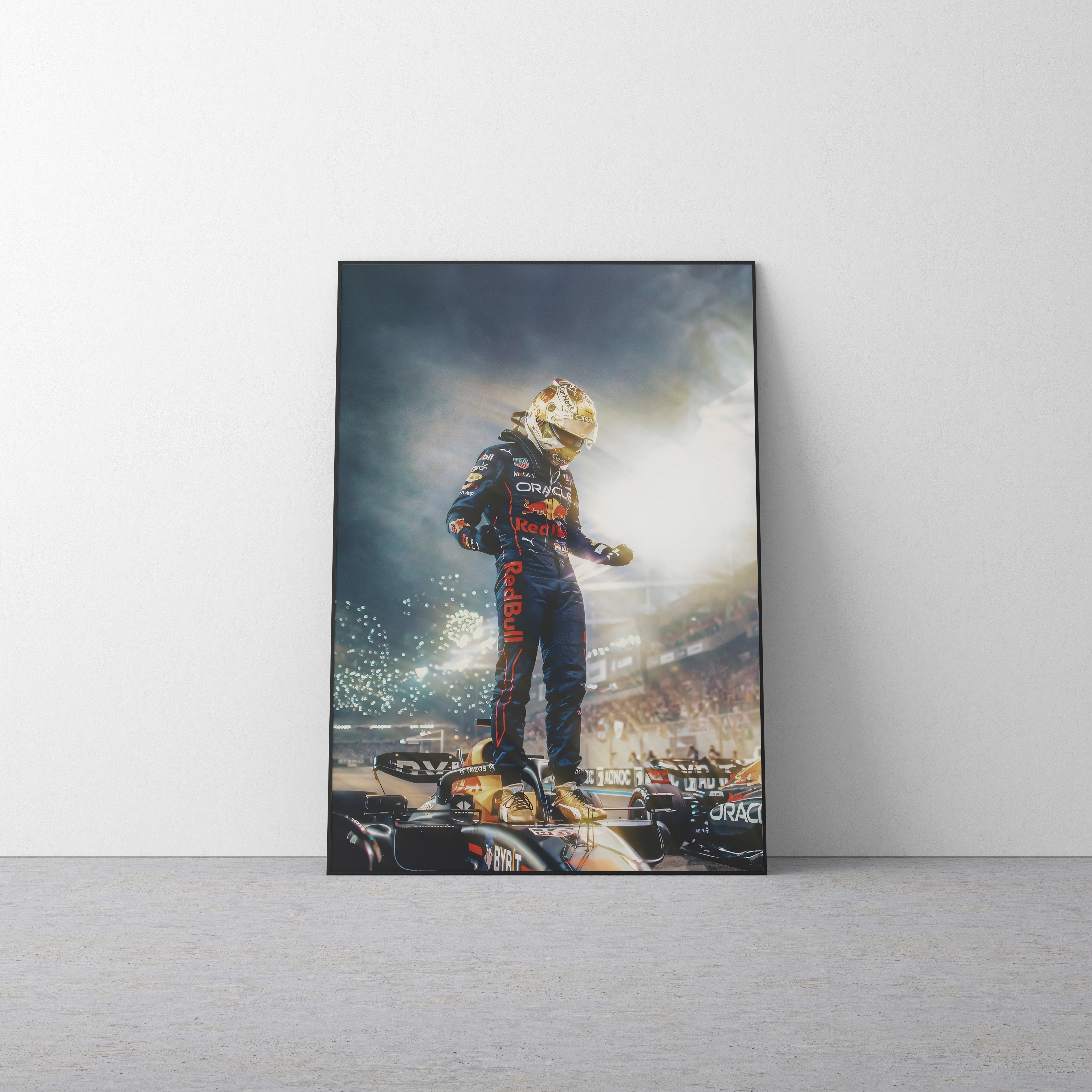 Max Verstappen 'Golden' Canvas