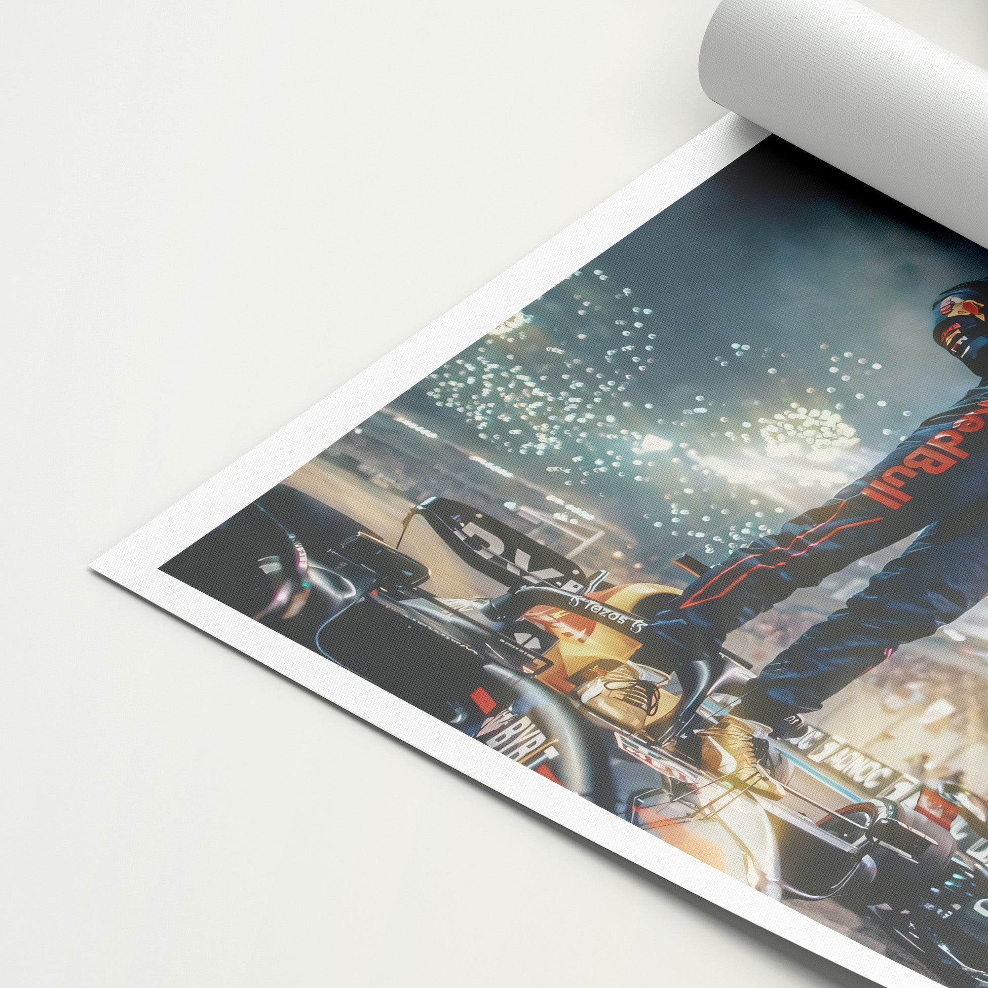 Max Verstappen 'Golden' Canvas