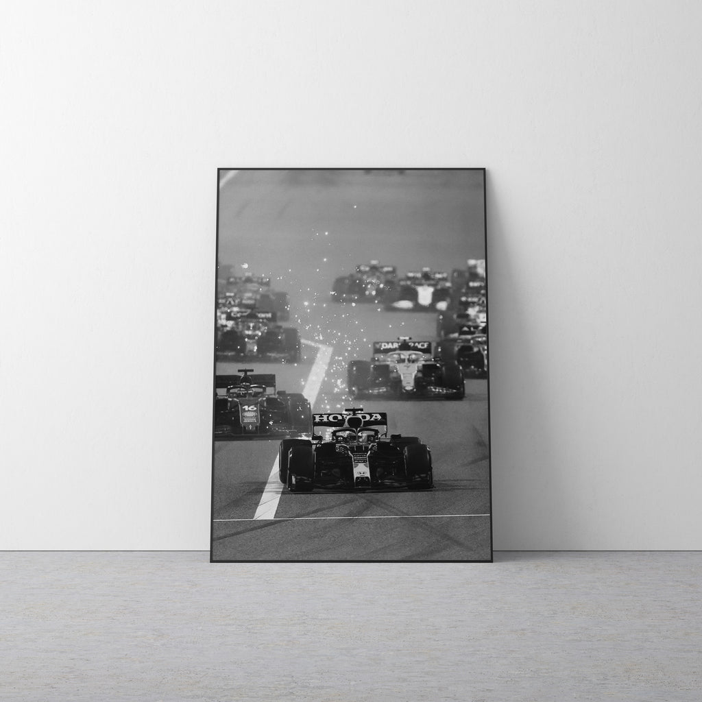 Redbull 'Black and White' Canvas
